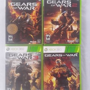 Microsoft Xbox 360 Gears of war bundle you get Gears of war 1,2,3,and Judgment